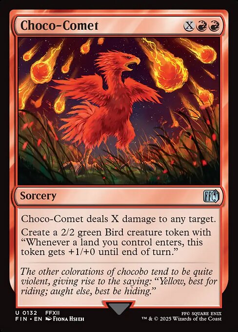 Final Fantasy - 132 - Choco-Comet - Uncommon - R - Non-foil
