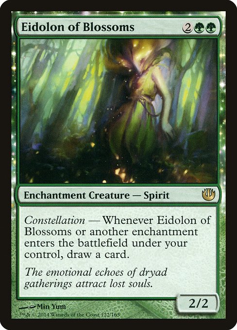 Journey into Nyx - 122 - Eidolon of Blossoms - Rare - G - Foil