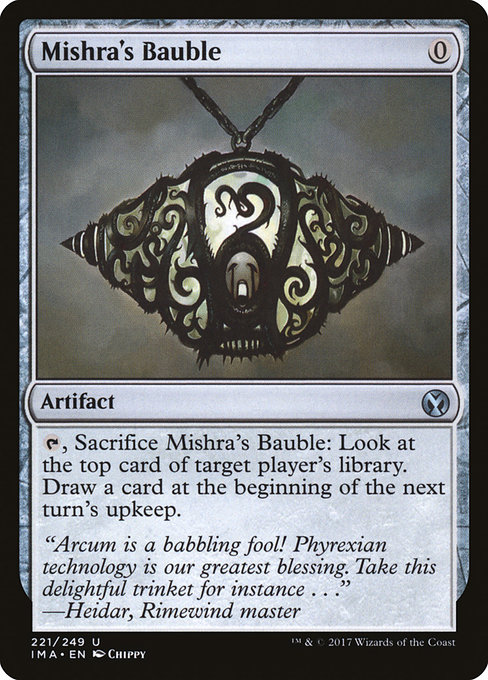 Iconic Masters - 221 - Mishra's Bauble - Uncommon - C - Non-foil