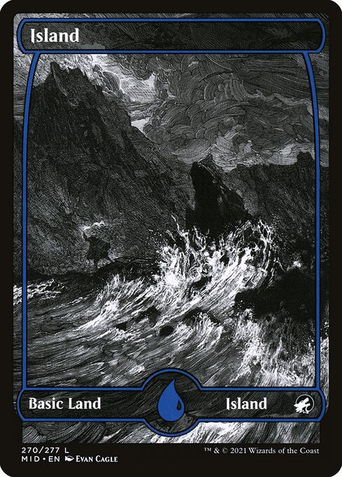 Innistrad: Midnight Hunt - 270 - Island - Common - C - Foil