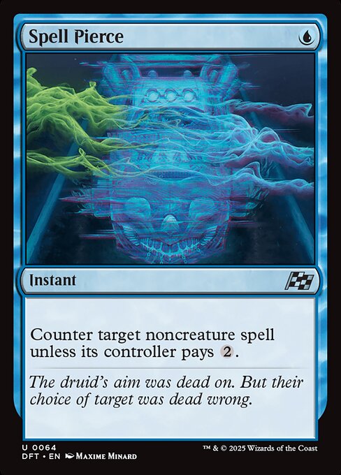 Aetherdrift - 64 - Spell Pierce - Uncommon - U - Foil