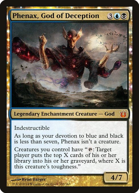 Born of the Gods - 152 - Phenax, God of Deception - Mythic - UB - Non-foil