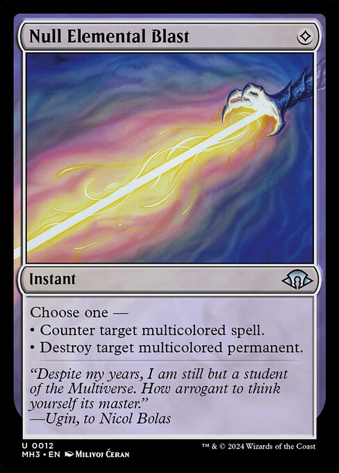 Modern Horizons 3 - 12 - Null Elemental Blast - Uncommon - C - Non-foil