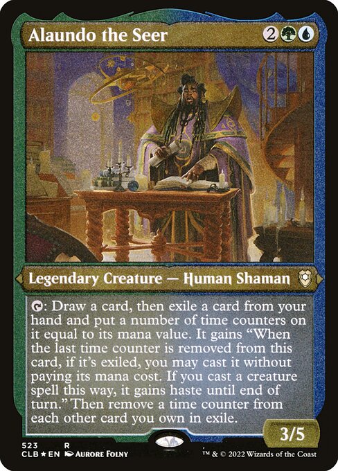 Commander Legends: Battle for Baldur's Gate - 523 - Alaundo the Seer - Rare - UG - Non-foil