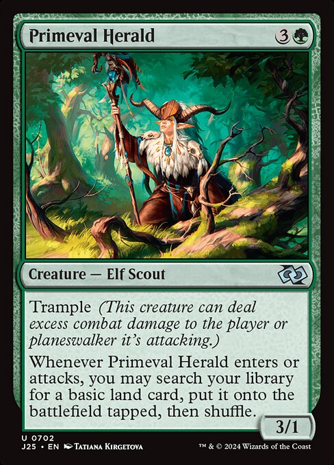 Foundations Jumpstart - 702 - Primeval Herald - Uncommon - G - Non-foil