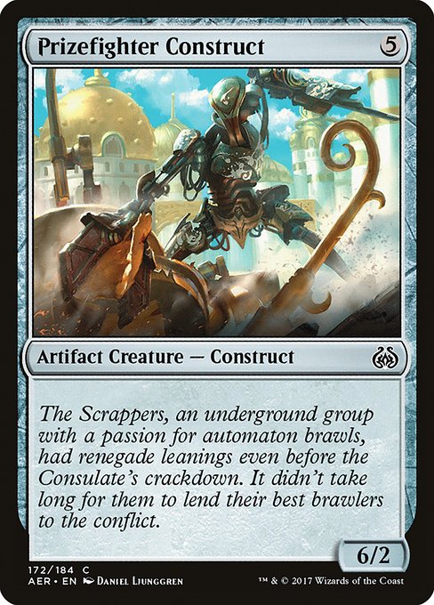 Aether Revolt - 172 - Prizefighter Construct - Common - C - Non-foil