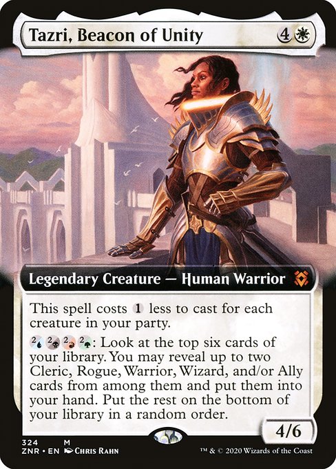 Zendikar Rising - 324 - Tazri, Beacon of Unity - Mythic - W - Non-foil