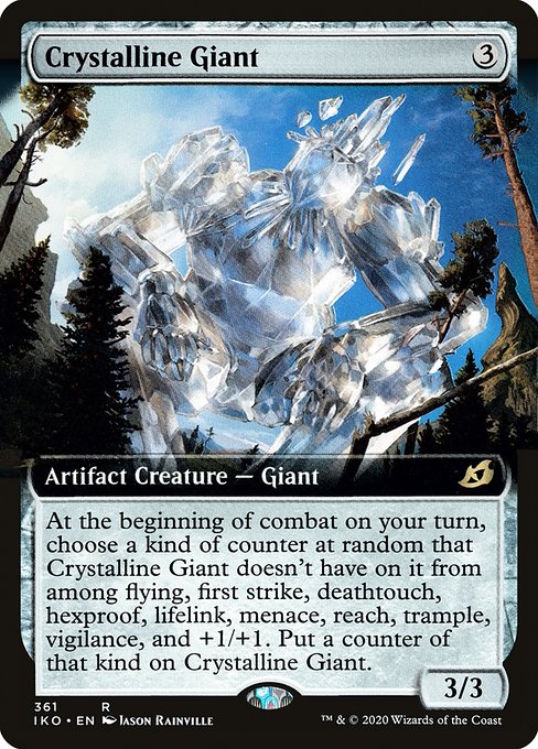 Ikoria: Lair of Behemoths - 361 - Crystalline Giant - Rare - C - Non-foil