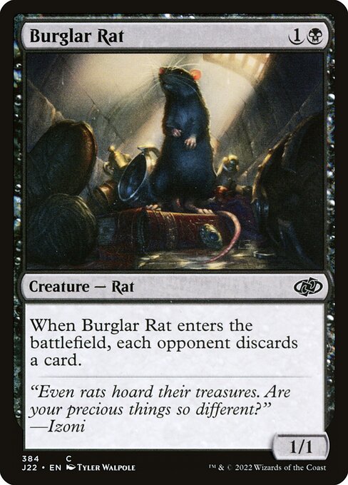 Jumpstart 2022 - 384 - Burglar Rat - Common - B - Non-foil