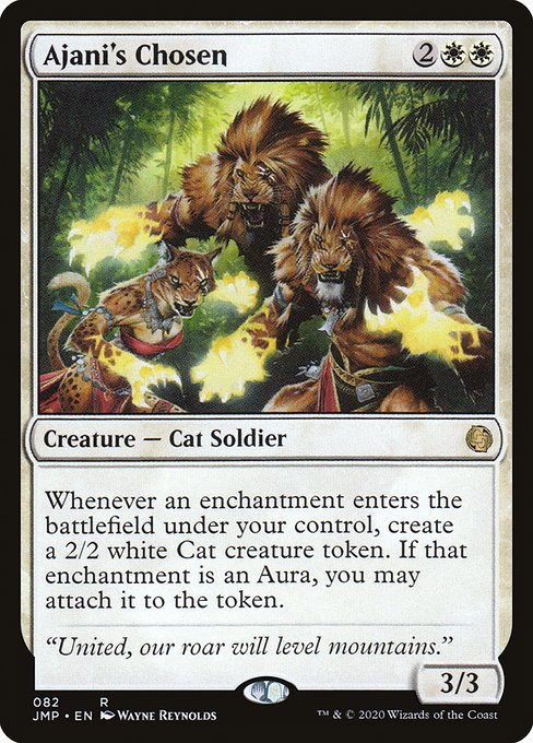 Jumpstart - 82 - Ajani's Chosen - Rare - W - Non-foil