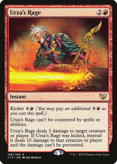 Commander 2015 - 169 - Urza's Rage - Rare - R - Non-foil