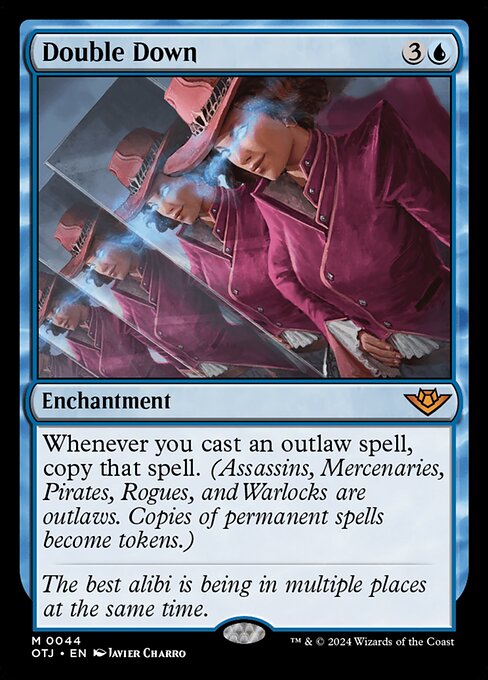 Outlaws of Thunder Junction - 44 - Double Down - Mythic - U - Non-foil