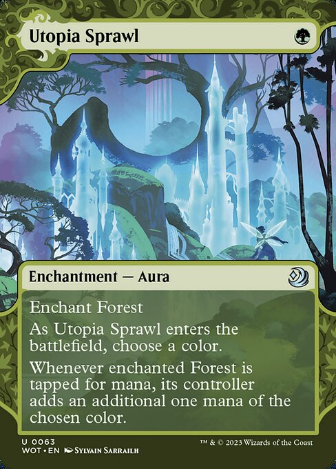 Wilds of Eldraine: Enchanting Tales - 63 - Utopia Sprawl - Uncommon - G - Non-foil