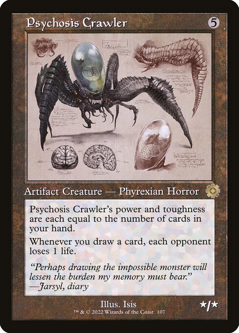 The Brothers' War Retro Artifacts - 107 - Psychosis Crawler - Rare - C - Non-foil