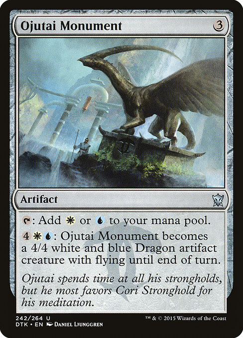 Dragons of Tarkir - 242 - Ojutai Monument - Uncommon - C - Non-foil