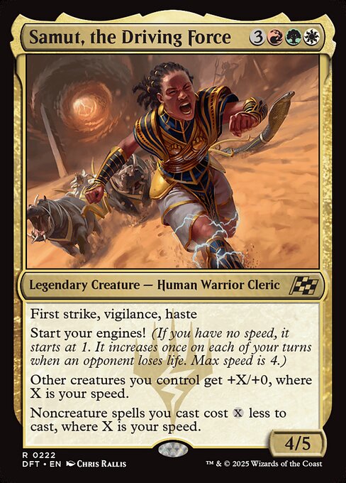 Aetherdrift - 222 - Samut, the Driving Force - Rare - Multi - Non-foil