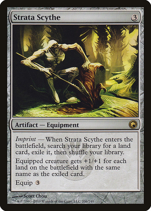 Scars of Mirrodin - 206 - Strata Scythe - Rare - C - Non-foil