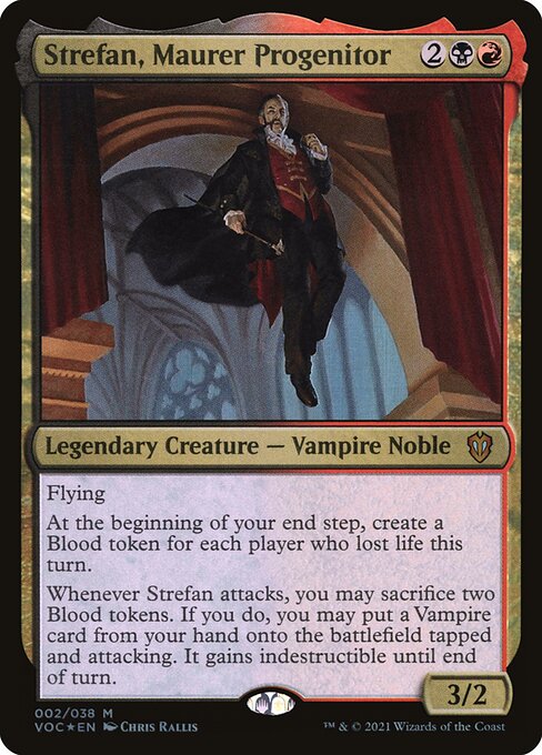 Crimson Vow Commander - 2 - Strefan, Maurer Progenitor - Mythic - BR - Non-foil