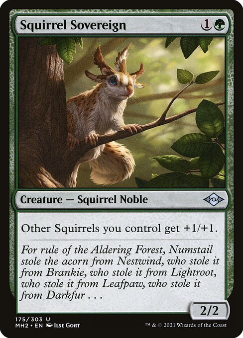 Modern Horizons 2 - 175 - Squirrel Sovereign - Uncommon - G - Non-foil