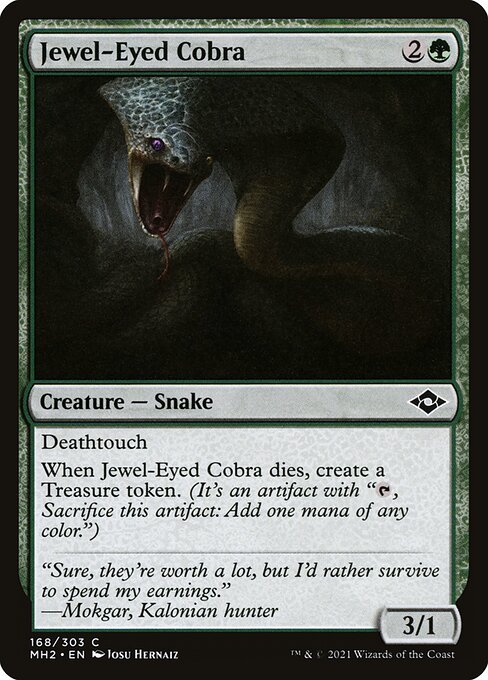 Modern Horizons 2 - 168 - Jewel-Eyed Cobra - Common - G - Non-foil