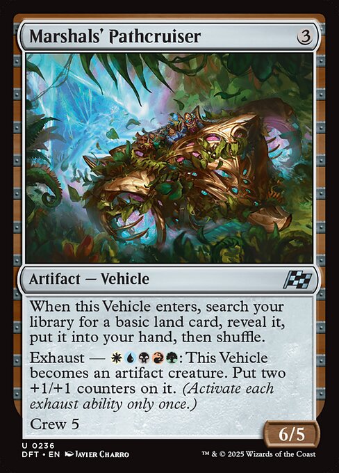 Aetherdrift - 236 - Marshals' Pathcruiser - Uncommon - C - Non-foil