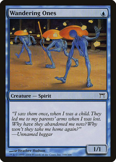 Champions of Kamigawa - 100 - Wandering Ones - Common - U - Non-foil