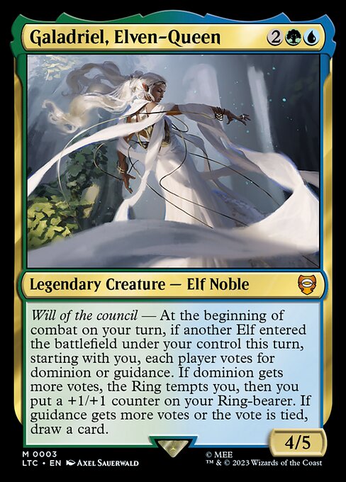 Tales of Middle-earth Commander - 3 - Galadriel, Elven-Queen - Mythic - UG - Non-foil