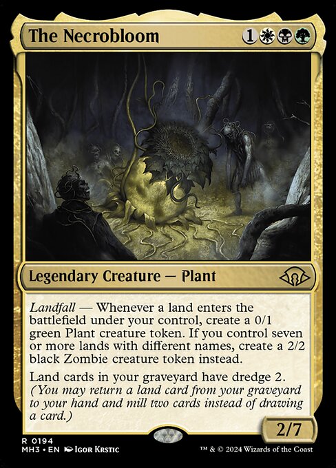 Modern Horizons 3 - 194 - The Necrobloom - Rare - Multi - Non-foil