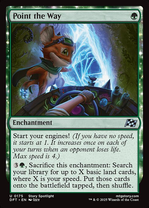 Aetherdrift - 175 - Point the Way - Uncommon - G - Non-foil