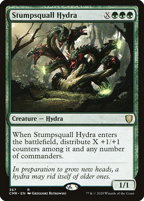 Commander Legends - 367 - Stumpsquall Hydra - Rare - G - Non-foil