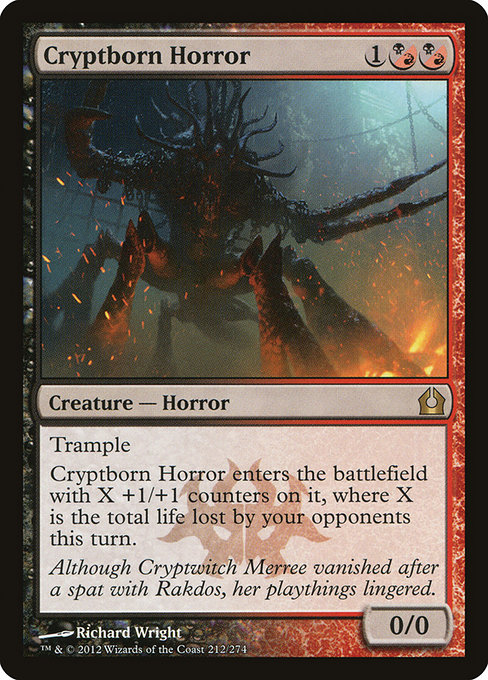 Return to Ravnica - 212 - Cryptborn Horror - Rare - BR - Non-foil