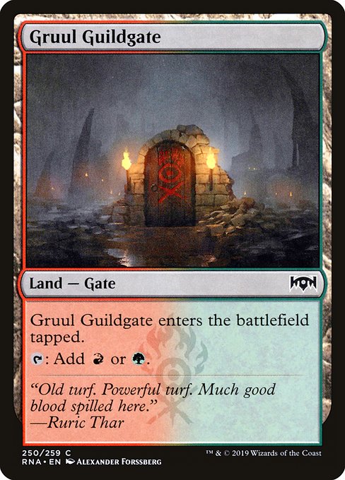 Ravnica Allegiance - 250 - Gruul Guildgate - Common - C - Non-foil