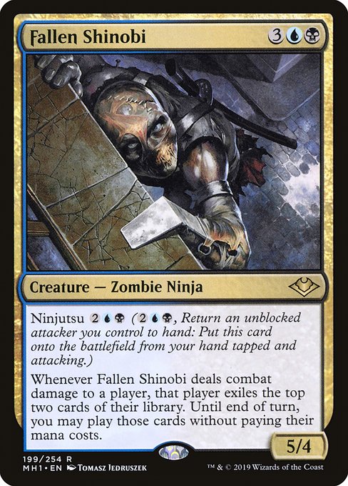 Modern Horizons - 199 - Fallen Shinobi - Rare - UB - Non-foil