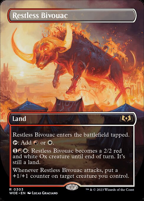 Wilds of Eldraine - 303 - Restless Bivouac - Rare - C - Non-foil