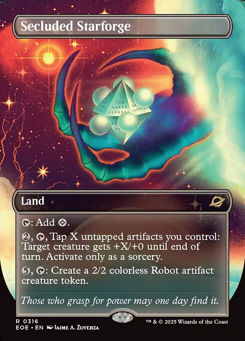 Edge of Eternities - 316 - Secluded Starforge - Rare - C - Non-foil