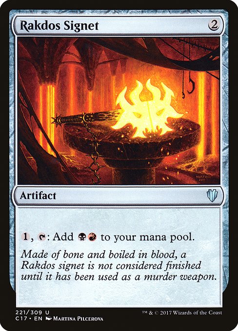 Commander 2017 - 221 - Rakdos Signet - Uncommon - C - Non-foil