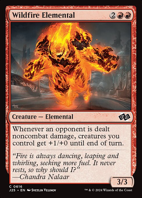 Foundations Jumpstart - 616 - Wildfire Elemental - Common - R - Non-foil
