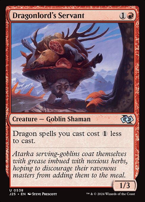 Foundations Jumpstart - 538 - Dragonlord's Servant - Uncommon - R - Non-foil