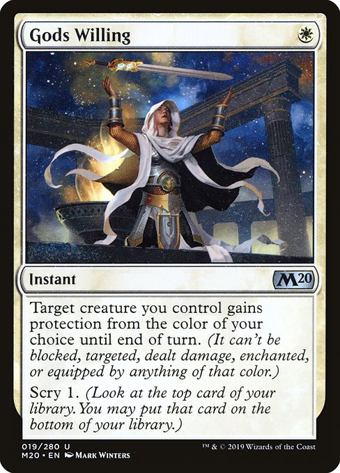 Core Set 2020 - 19 - Gods Willing - Uncommon - W - Non-foil