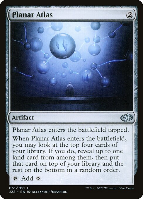 Jumpstart 2022 - 51 - Planar Atlas - Uncommon - C - Non-foil