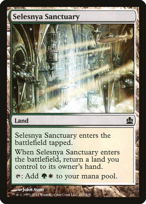 Commander 2011 - 287 - Selesnya Sanctuary - Common - C - Non-foil