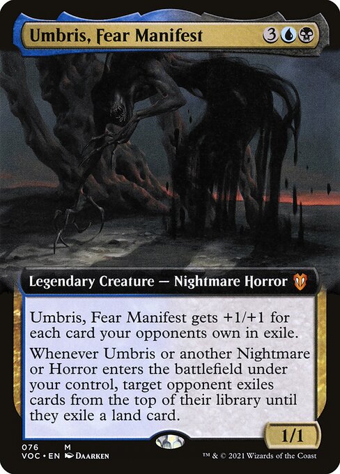 Crimson Vow Commander - 76 - Umbris, Fear Manifest - Mythic - UB - Non-foil