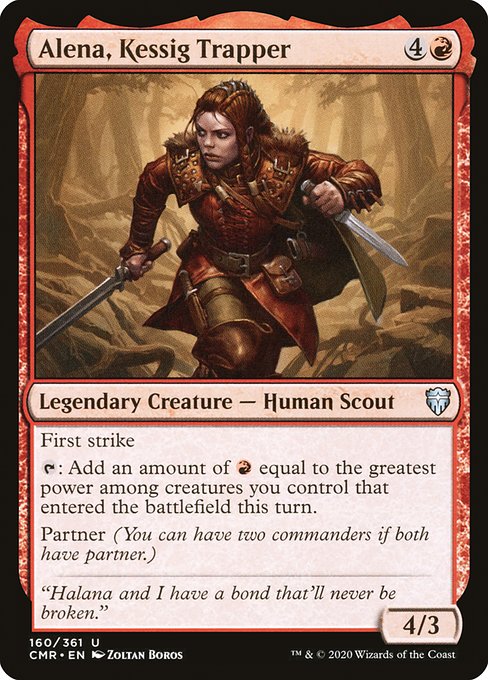 Commander Legends - 160 - Alena, Kessig Trapper - Uncommon - R - Non-foil