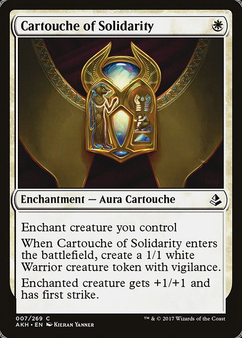 Amonkhet - 7 - Cartouche of Solidarity - Common - W - Non-foil