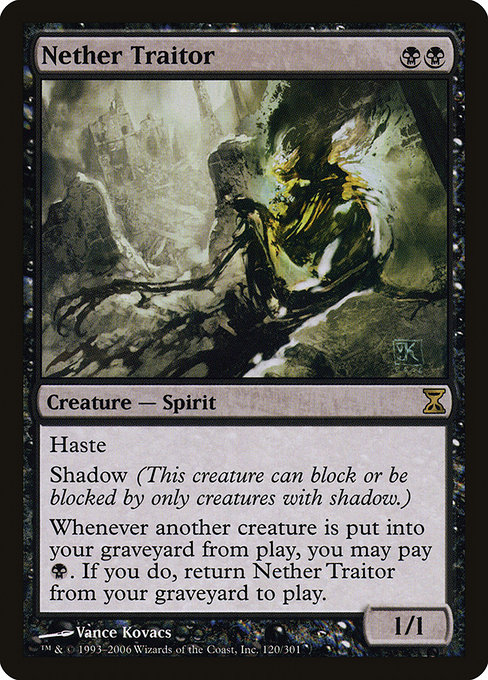 Time Spiral - 120 - Nether Traitor - Rare - B - Non-foil
