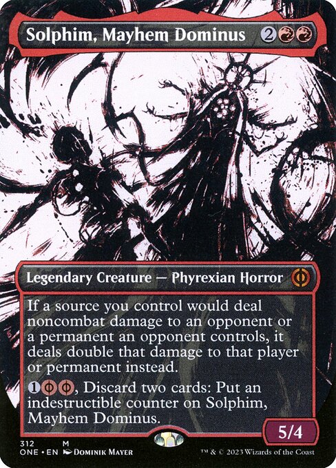 Phyrexia: All Will Be One - 312 - Solphim, Mayhem Dominus - Mythic - R - Non-foil