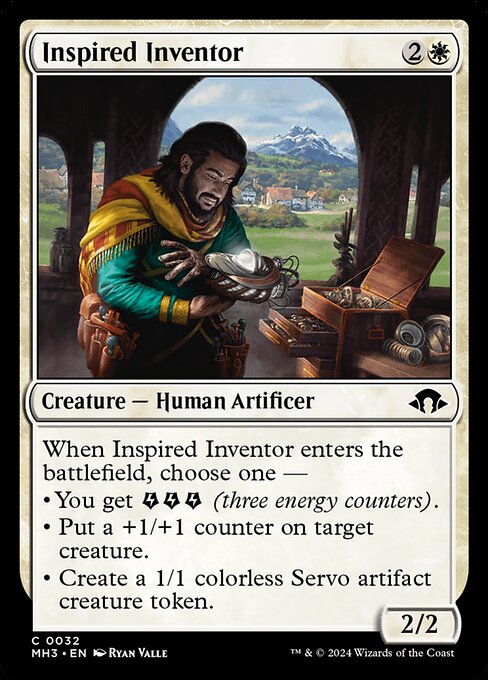 Modern Horizons 3 - 32 - Inspired Inventor - Common - W - Foil