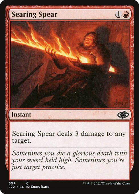Jumpstart 2022 - 597 - Searing Spear - Common - R - Non-foil