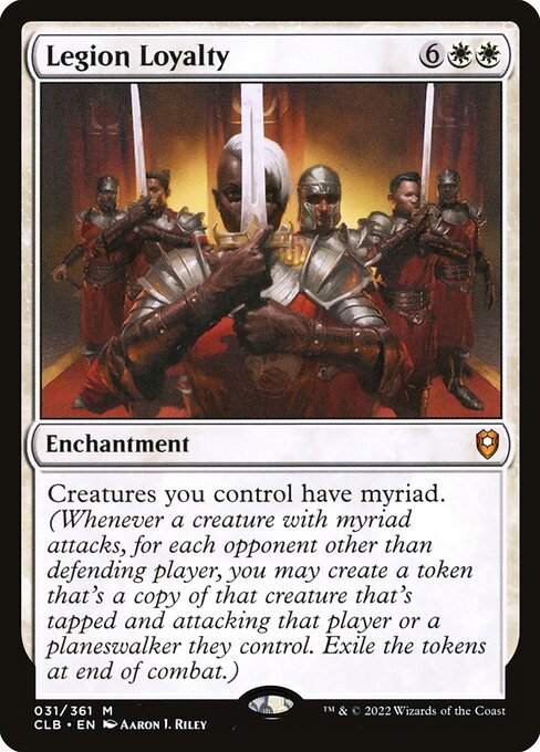 Commander Legends: Battle for Baldur's Gate - 31 - Legion Loyalty - Mythic - W - Non-foil