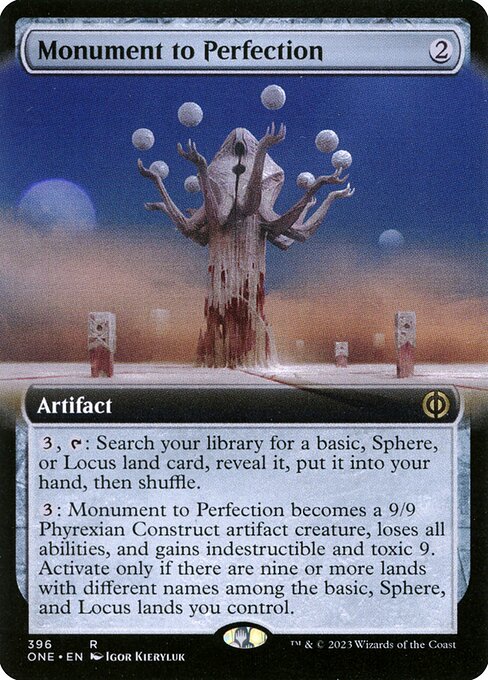 Phyrexia: All Will Be One - 396 - Monument to Perfection - Rare - C - Non-foil